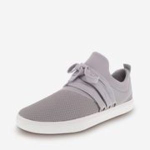 Gray lace up sneaker